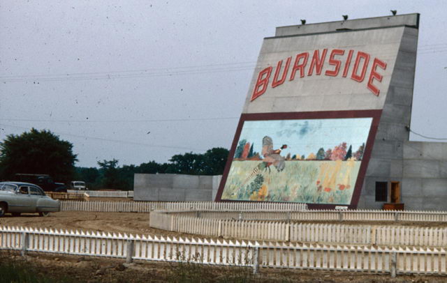 Burnside Drive-In Theatre - 1951 Shot From A S Al Johnson (newer photo)